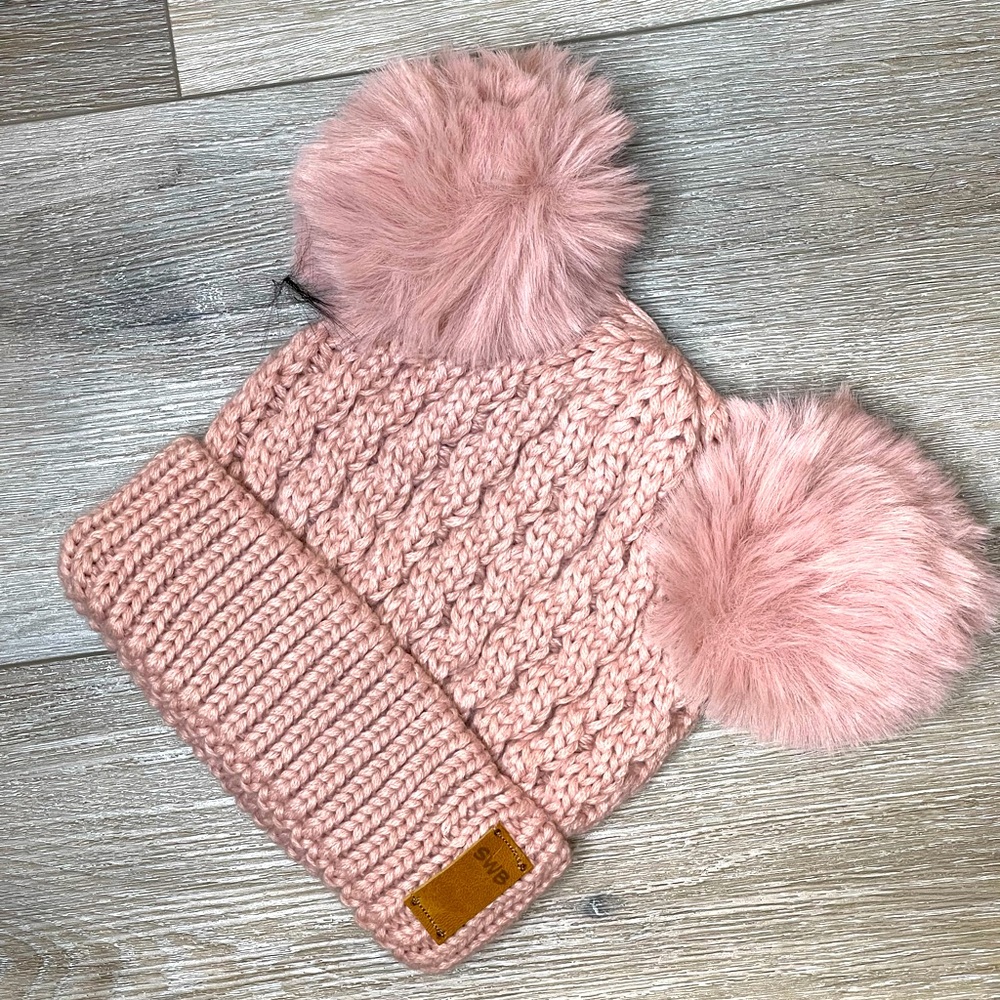 Double Knit POM POM Beanie